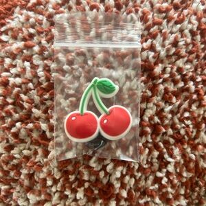 Cherry Croc Charm